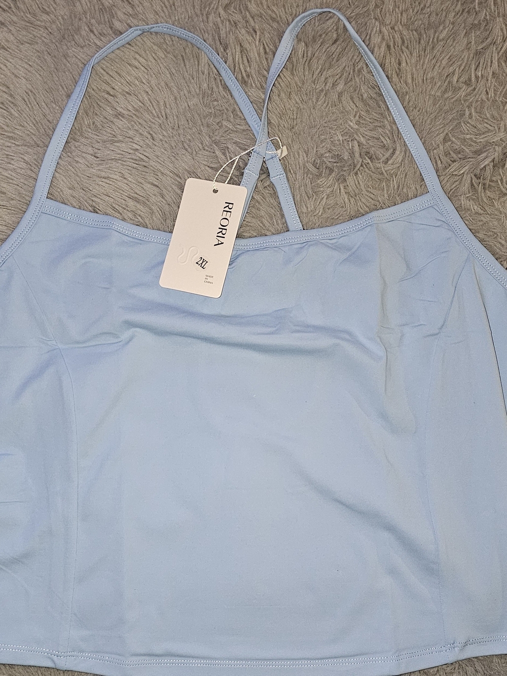 Reoria Light Blue Camisole Tank Top